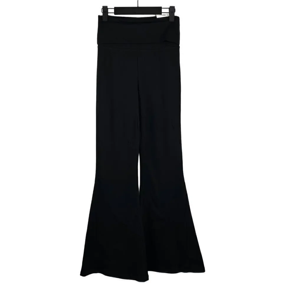 NWT Offline by Aerie Black OG Foldover Super Flare High Rise Yoga Pants Medium